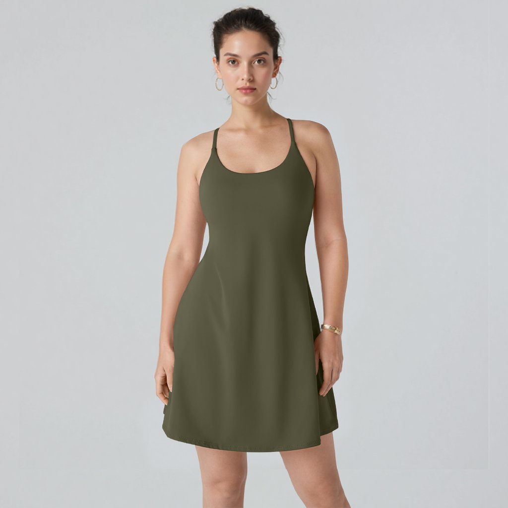 🎁Last Day 49% OFF🔥The Ultimate Tummy Control Backless Active Dress