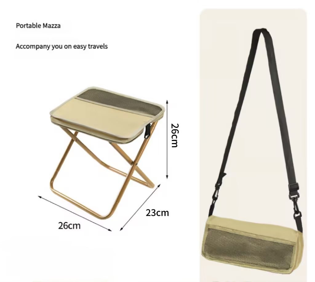 🔥HOST SALES 49% OFF🔥Portable Stool for Mountaineering and Hiking, Foldable Stool with Carrying Bag