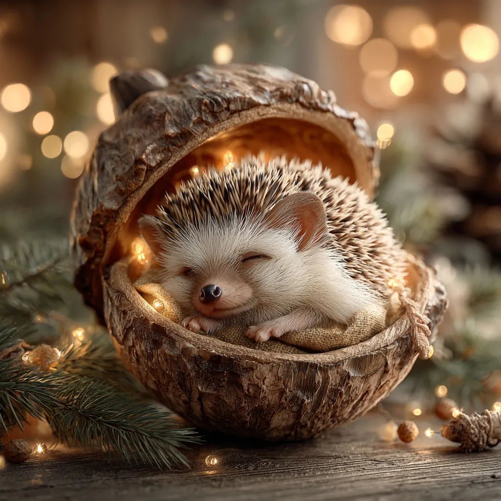🎁❤️Forest Animal Acorn Ornaments – Cozy Forest Christmas Ornaments