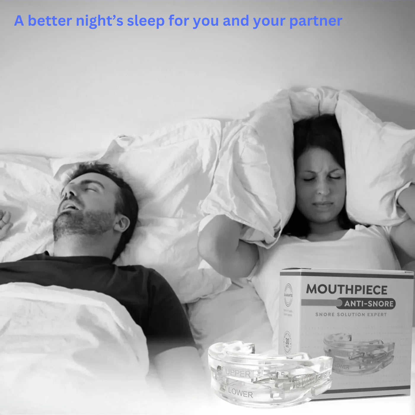 🔥Reusable Anti Snore Mouthpiece🔥Trusted by Doctors👨‍⚕️