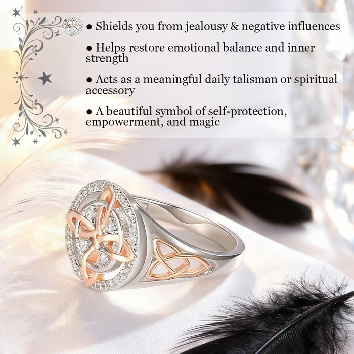 🔥Last Day 50% OFF - 🔮Handmade Witch’s Return-Knot Ring✨