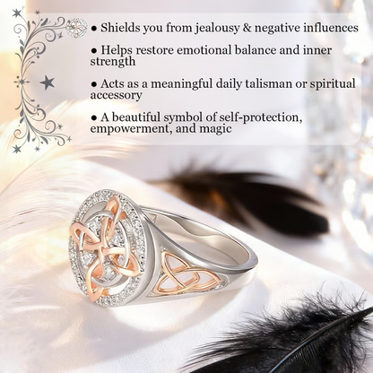 🔥Last Day 50% OFF - 🔮Handmade Witch’s Return-Knot Ring✨