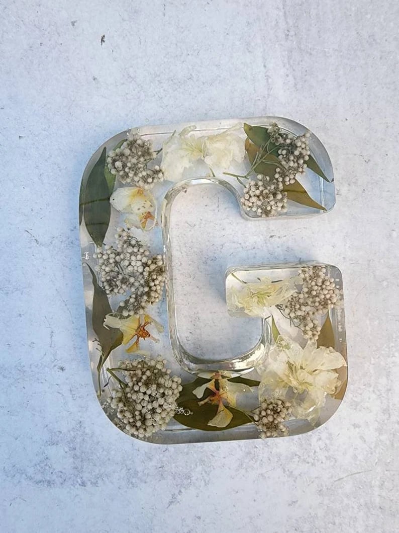 🌸Handmade Floral Resin Home Decor/ Night Light