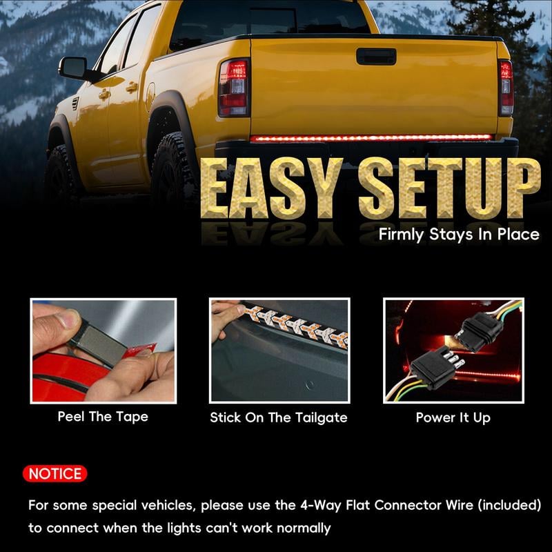 60-Inch LED Tailgate Light Bar Strip
