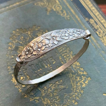 🔥LAST DAY 59% OFF✨Handmade Sterling Spoon Bangle - Crafted From Authentic Vintage Tools