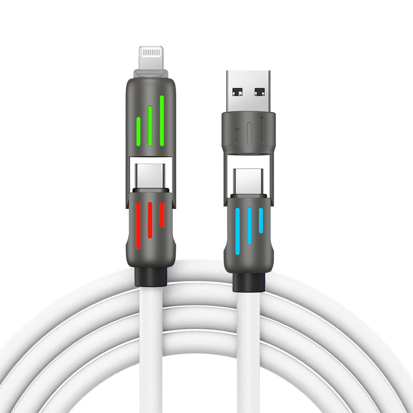🔥Last Day 49% OFF🔥4-in-1 USB Charging Cable fast charging MAX 60w