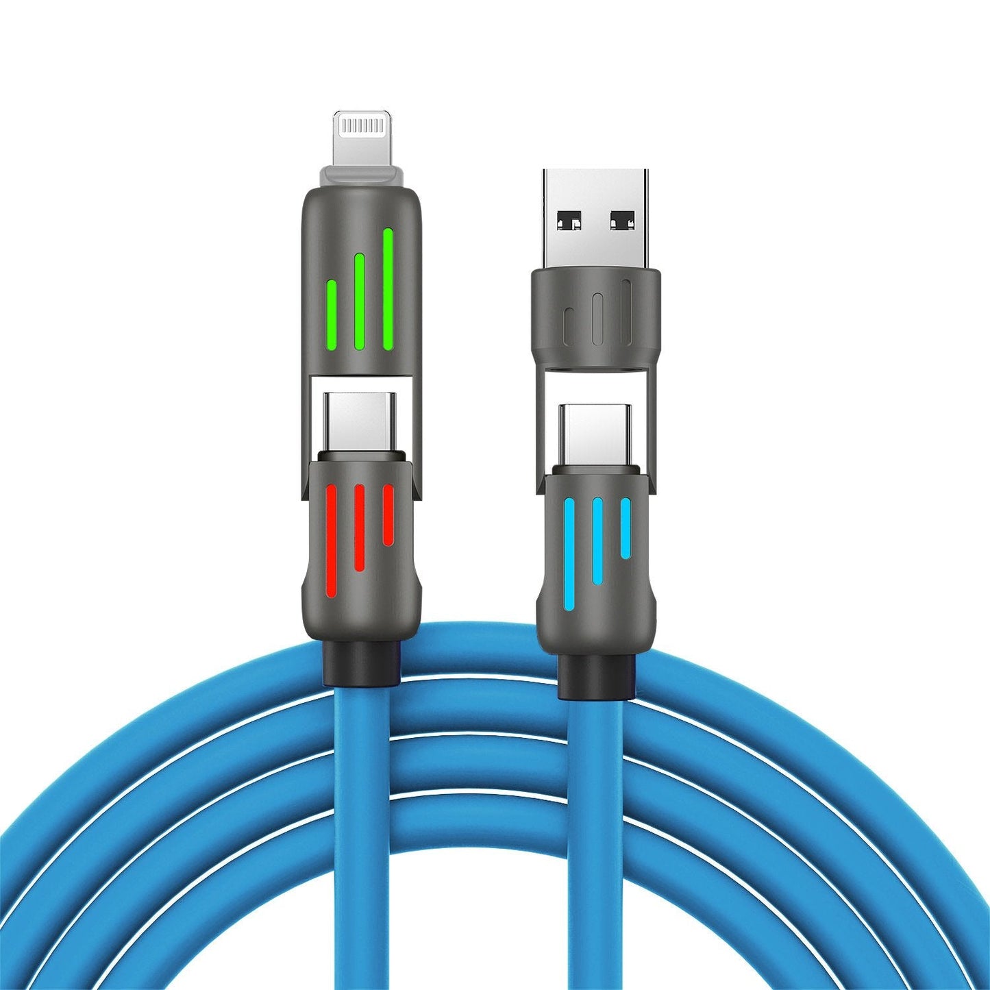 🔥Last Day 49% OFF🔥4-in-1 USB Charging Cable fast charging MAX 60w
