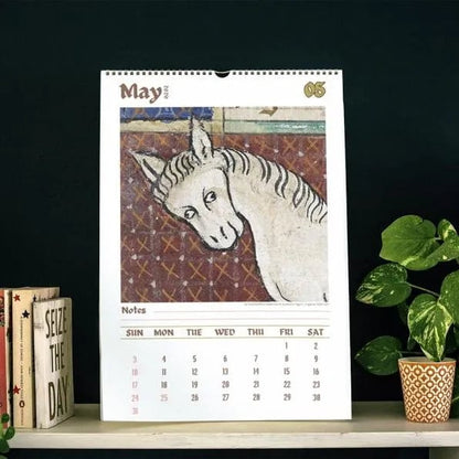Ugly Medieval Animals 2026 Wall Calendar