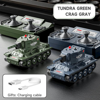 🎁Hot Sale 49% Off  -Mini RC Battle Tank with Infrared Combat & Rotating Turret