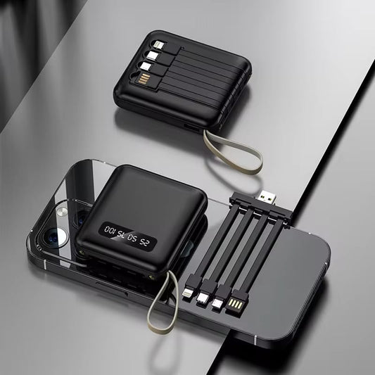 🔋4-in-1 Power Bank Fast Charging