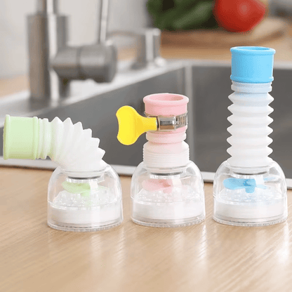 💧Retractable Anti-Splash Faucet – Water Quality Filter