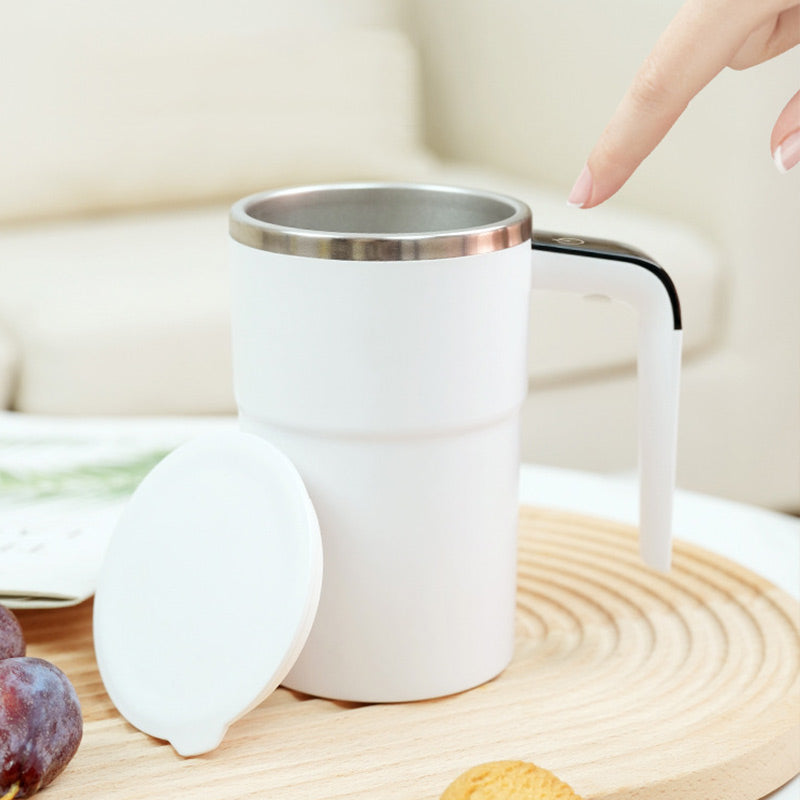 🏆Flash Sale⚡50K+ SOLD! 💥☕ Rechargeable Automatic Magnetic Stirring Coffee Mug Set