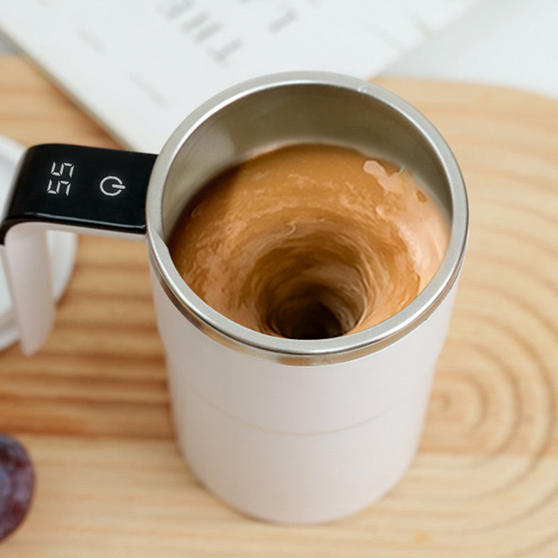 🏆Flash Sale⚡50K+ SOLD! 💥☕ Rechargeable Automatic Magnetic Stirring Coffee Mug Set