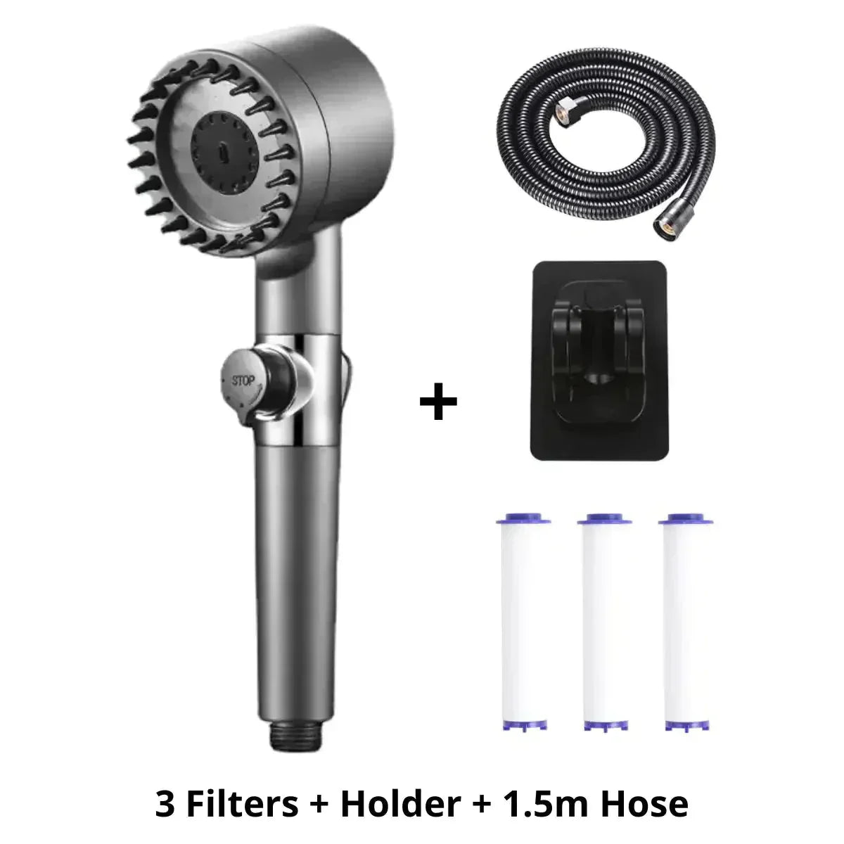 🔥Home Essential – Multifunctional High-Pressure Shower Head